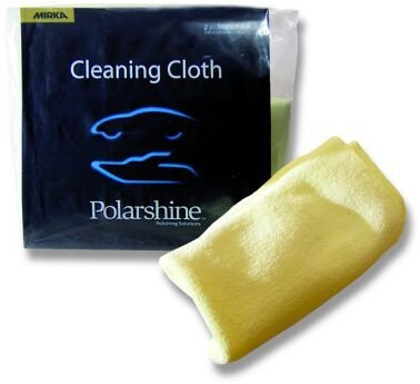 Mirka Polarshine Gamuza 330 x 330 mm (2 ST) Gamuza de microfibra paños, Amarillo