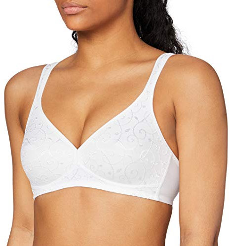 Triumph Damen Bügelloser BH Elegant Cotton N (1LU71), Weiß (White 03), Gr. 95B