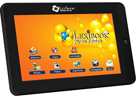 LEXIBOOK Mi Primera Tablet táctil educativa - Pantalla táctil 7, Android 2.1, Control Parental, Juegos (MFC150ES)