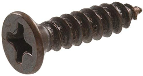 Hillman 2851 6 x 5/8-Inch Flat Head Antique Copper Decorative Sheet Metal Screw, 40-Pack