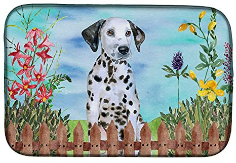 Caroline's Treasures CK1270DDM - Esterilla de Secado para Cachorro Dálmata, Escurridor de Bayetas, 35,56 x 53,34 cm, Multicolor