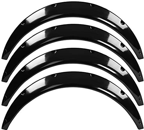 Garde-Boue de Voiture, 4 pièces 90mm / 3,5 Pouces Élargisseurs d'ailes Roue de Corps d'ailes Avant et arrière de Voiture Flexibles, Arches universelles Extra Larges, Passage de Roue