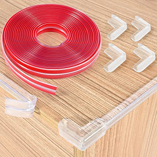 6M Paraspigoli Per Bambini, Preadesivo Para Spigoli Bimbi PVC Paraspigoli Muro Trasparenti Protezione Angolo Bambino Protezione Protezioni Angoli per Bambini per Tavoli, Cassetti, Scale