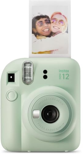 Fujifilm Instax Mini 12 Instant Camera (Mint Green) (Renewed)