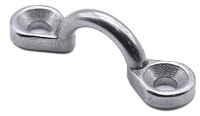 10pcs Stainless steel pad eye lacing strap loop 316 A4 marine grade