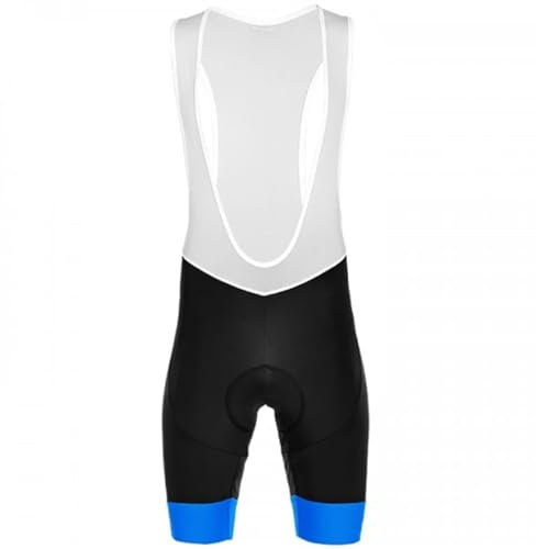 CYMKYQ Fahrradhose,Fahrradhose Herren 4-farbige Radsport-Trägerhose, MTB-Fahrrad, Kurze Trägerhose for Herren, Sommer, atmungsaktiv, schnell trocknend, 19D-Gel-gepolsterte Shorts(3,4XL)