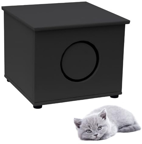 QLS Katzenhaus Draußen Doppelt Isoliert 40x40 cm Wetterfest Winterfest Outdoor
