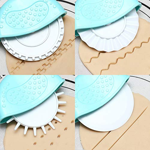 Plastic Pastry Wheel Decorator Cutter Set for Baking - Easy-to-Use Pastry Lattice and Cutter - Great for Decorating Pastry and Cutting Bread - Suitable for Baking Enthusiasts and Beginners