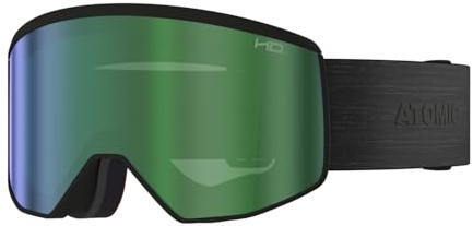 ATOMIC Four Pro M HD - Occhiali da sci e snowboard con tecnologia a lenti HD per una visione chiara, occhiali da sci da donna e da uomo con telaio Live Fit per una vestibilità personalizzata