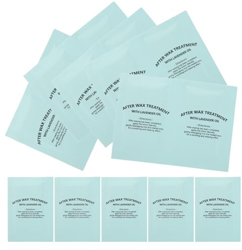 Salviette Non Tessuto 50 Pezzi Post Ceretta per Pelle | Rimuove Residui di Cera, Azione Detergente Sicura, Effetto Lenitivo e Nutriente, Formato da Viaggio Professionale