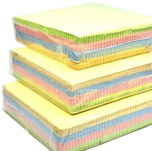 100 paños de Microfibra Cuadrados for Limpiar Gafas, Suaves, for Lentes, Pantallas, Ropa y teléfonos