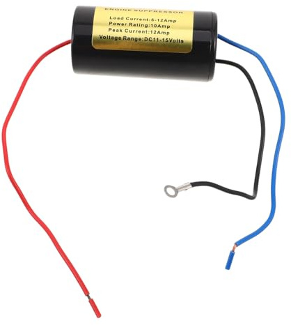 LOORGVEL Filtro Antirumore Auto per Impianti Audio Soppressore Interferenze Elettriche Stabilizzatore Tensione per Elettronica Veicolare