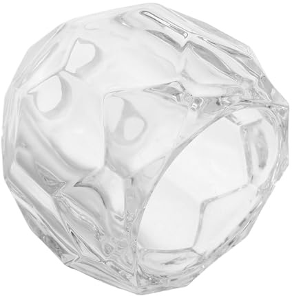 NUOBESTY Abat-Jour en Verre Transparent 80 MM de Diamètre Globe Sphérique de Rechange Suspendre et Applique Murale Diffuseur Lumineux Homogène pour Salon et Salle de Bain