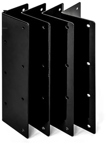 A44Z-Set of 8 Raised Garden Bed Corner Brackets for 20In-24In H Bed, Metal Garden Corner Bracket Resistant,Rust Metal Bed