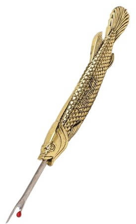 RiToEasysports Handy Stitch Ripper Vintage Style Sömtrådsborttagare för Hantverkare och Modedesigners Zinklegerat Stål 1 st. (Guld)