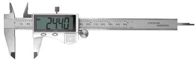 PAULIMOT Messschieber digital 0-150 mm mit großem Display, rostfrei INOX : - Schnäppchen-Ausführung vorhanden