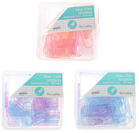 S-TROUBLE 60 pièces Petit Mini Trombone Kawaii Couleur Bonbon Clair Papeterie Reliure Clip Table Bureau Fournitures Scolaires