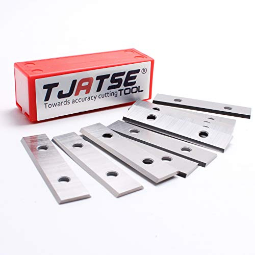 TJATSE 2 Carbide Scraper Blades 10 pcs Double-Edged Reversible Heavy Duty Replacement Blades to Remove Paint, Varnish, Wood, Glue, Fit for TJATSE,Oneida Air,Warner100X Scraper