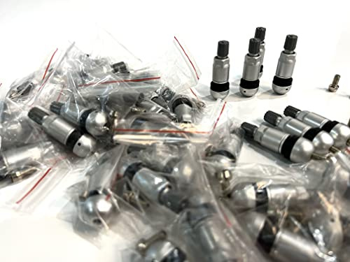 Tire Valve Stem Bolt-in | Aluminum TPMS Valve Stem with Bolt Included 50 Pcs in Pack