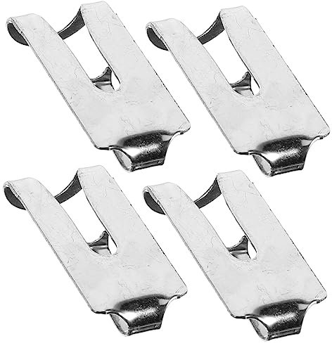 BIUDECO 4stücke Schallplattenbefestigungen Plattenspieler Schnallen Clips Schallplattenspielerzubehör Vinyl Record Halterungen Installieren