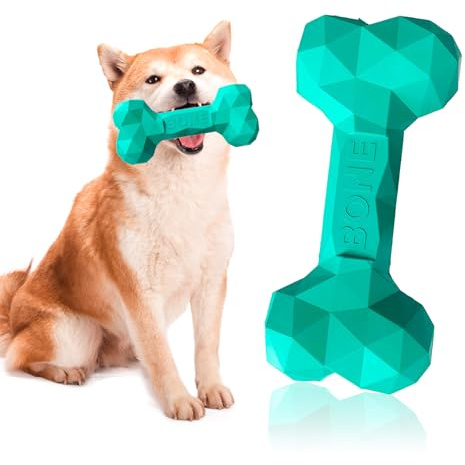 SAVOSWEET Juguetes para Masticar y Dentición, Huesos de Goma para Perros Medianos, Azul, Adecuado para Perros de Menos de 30 Kg