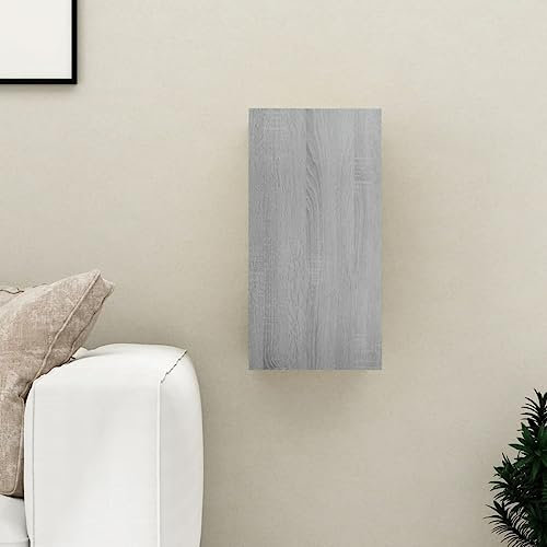 TV-Schrank, Medizinschrank Wandschrank Geschirrschrank TV lowboard Geeignet für Küche Wohnstube Büro Schlafzimmer Grau Sonoma 30.5 x 30 x 60 cm Holzwerkstoff