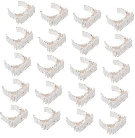 jojofuny Plastic Clamp Kit Holder Clamps for Pipe Bracket Hose Kit Installation Random Style