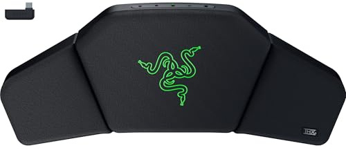 Razer Clio - THX Spatial Audio-fähiges kabelloses Lautsprecherkopfkissen (gepolsterte Auflage, 43mm Full Range Treiber, HyperSpeed Wireless und Bluetooth, 14 Std Akkulaufzeit) Schwarz