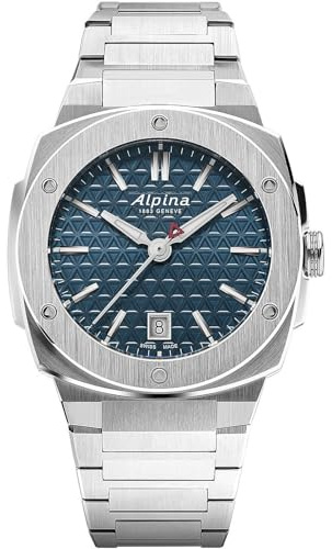 Alpina Orologio Analogico al Quarzo Svizzero Unisex-Adulto con Cinturino in Acciaio Inossidabile AL-220TB2AE6B