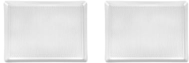 BHFZIAP Set di 2 teglie antiaderenti in lega di alluminio, multifunzione, facili da usare, 40 cm x 30 cm