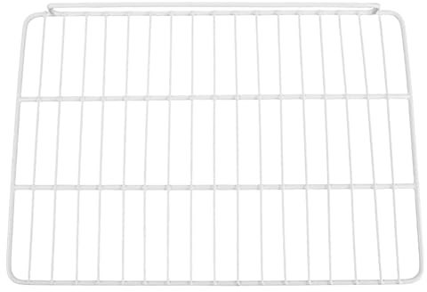 GLEAVI Étagère pour Réfrigérateur 43,5 X 30 Cm en Fil D'acier Inoxydable Barrière Latérale, Séparateur pour Congélateur Coffre et Organisateur de Rangement pour Mini-frigo