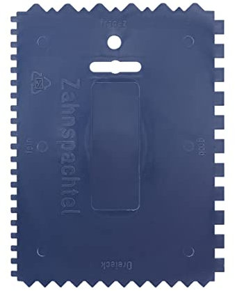 kwb Spatola dentata in plastica KWB, 032900 (denti a 4 lati, 180 x 130 mm)