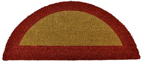 CASA TESSILE Ecoco Bordo Zerbino mezzaluna in cocco 40X80 cm. - ROSSO