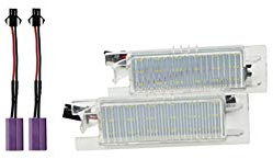 AUTO-STYLE Satz LED Nummerschildbeleuchtung kompatibel mit Opel/Vauxhall diverse Modelle