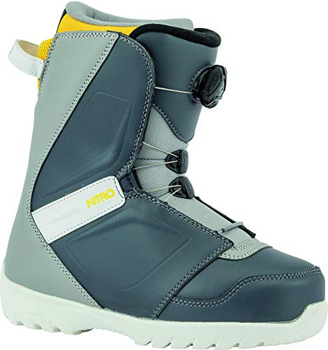 Nitro Snowboards Unisex Youth Droid BOA '20 All Mountain Freestyle Quick Lacing System Cheap Children's Boat Snowboard Boat