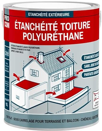 Étanchéité toiture polyuréthane - Étanchéité toit terrasse, toit plat PROCOM 3.5 Kg