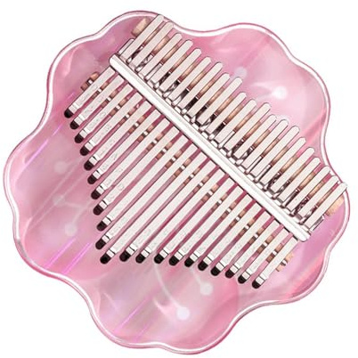 Kalimba Piano 17/21 Tasten Acryl Kalimba Tragbares Daumenklavier Rosa Erwachsene Anfänger Professionelles Fingerklavier (Color : 21 Keys)