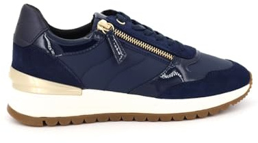 Geox Baskets D Desya a pour Femme, Bleu Marine., 37 EU