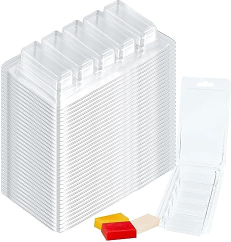 Moxeupon Moldes de Cera fundida | 100 Piezas Accesorios para Hacer Velas con 5 cavidades – Paquete de Cera fundida para Hacer Velas de Cera caseras, moldes para Hacer Velas,