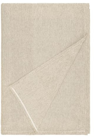 Etrexonline Colcha Multiusos 180x260 cm - Cubre Sofá y Cubrecama Plaid, Manta Foulard Decorativa de Algodón y Poliéster, Jarapa Suave y Cómoda - Color Beige