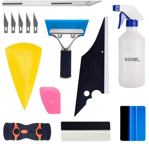 VBGURR Tönungsfolie Auto Scheibentönungsfolie Auto Tönungsfolien Werkzeug Kit Auto Folierung Für Tönungsfolie Auto,Fensterfolie Tönung Installation