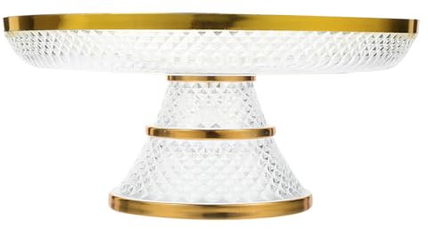 WUSHADEHANS Frutero, Plato de Fruta con Patas, Soporte Transparente for Pastel, Bandeja Decorativa, Bandeja for Comida, Soporte for Pastel, Bandeja for Pastel for el hogar, Plato de Fruta