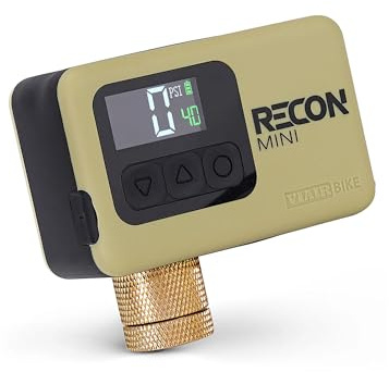 VIAIR Recon Mini - Premium Portable Air Compressor For Cyclists - Digital Tire Pressure Gauge with 120 PSI - For Road, Gravel & Mountain Bike Tires - Brushless Motor, Lithium Batteries & Presta Head