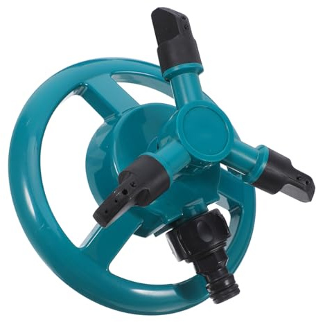 NULYLU 2 pièces Arroseur Rotatif à Bras pour Pelouse Réglable pour Irrigation et Plastique Vert Lot pour Jardin et Agriculture