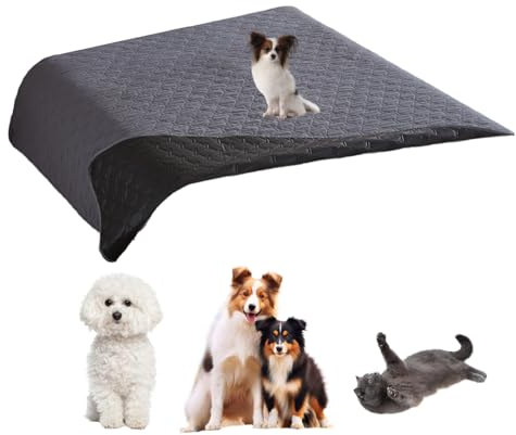 DOKRIN Mantas para camas para perros,Colchón, manta y protector de sofá impermeables y antideslizantes para mascotas (100 x 127 cm)