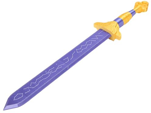 Gugxiom Rumi Sword Cosplay Prop Réplica Rumi Traje Espada Cosplay, Accesorio de Fantasía, Disfraz de Halloween, Regalos Festivos del Festival Amarillo Azul