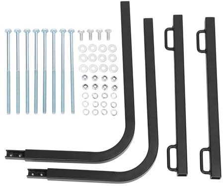 Gearwell Portapacchi per , staffa per supporto serbatoio tote per montaggio posteriore, supporto di supporto per paraurti larghi 4-4,5 pollici e alti 3,6-6 pollici