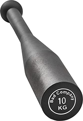Indian Club Bell professionnelle/élan massue 10 kg Noir (pièce)