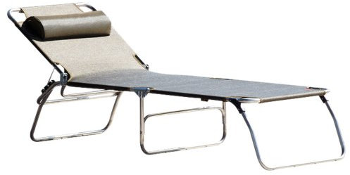 Jan Kurtz 495268 Fiam Amigo Big Aluminium Liege/Dreibeinliege - Pistazie