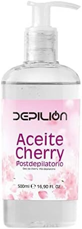 Depilion - Aceite Post-Depilación Profesional 500ml | Elimina Residuos de Cera y Suaviza la Piel | Cuidado Hidratante Post-Depilatorio